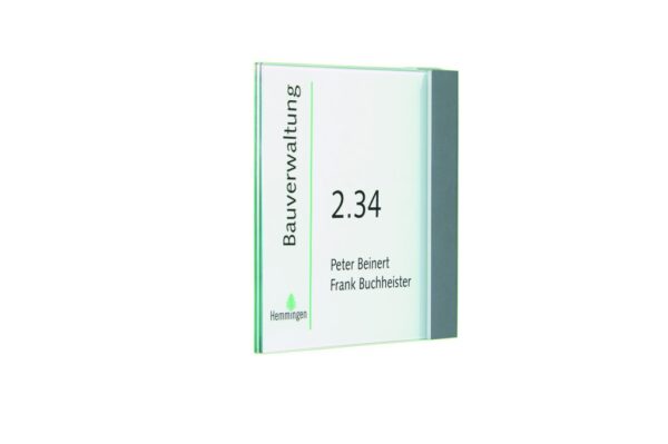 Kristallino_Tuerschild_G-Lang Kristallino Türschild G-Lang – Bild 1