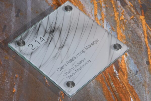 Inoxo_Tuerschild Inoxo Türschild – Bild 2