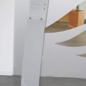 Inoxo.in Bodenaufsteller mit A3 oder A4 Schild