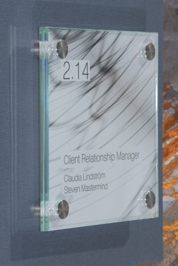 Inoxo_Tuerschild Inoxo Türschild – Bild 3