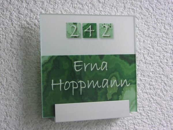 Kristallino_Tuerschild_G-Kurz Kristallino Türschild G-Kurz – Bild 5