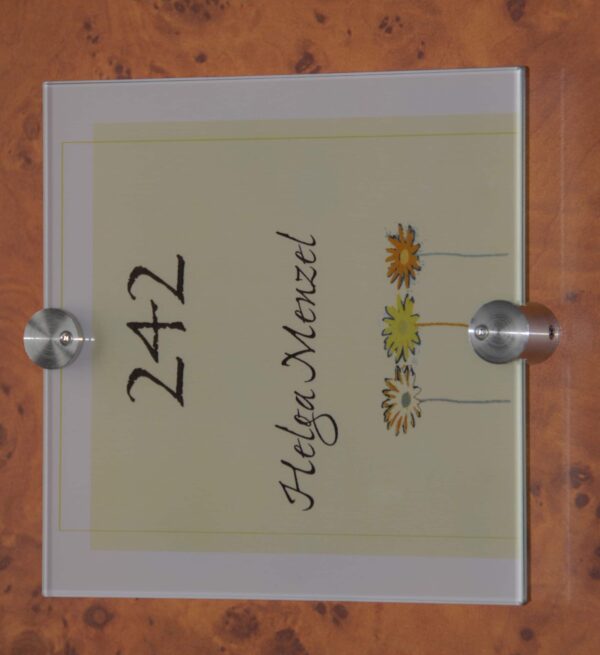 Inoxo.in_Tuerschild Inoxo.in Türschild – Bild 2