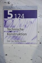 Formo flach Türschild – Bild 2