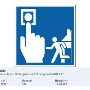 Hausalarm lang nachleuchtend